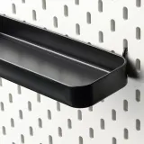 IKEA SKÅDIS (ИКЕА СКОДИС) — Полка, чёрная — фото 5