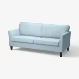 IKEA EKHOLMA (ИКЕА ЕКХОЛМА) — Чехол на диван 3-местный, Kilanda бледно-голубой — фото 2