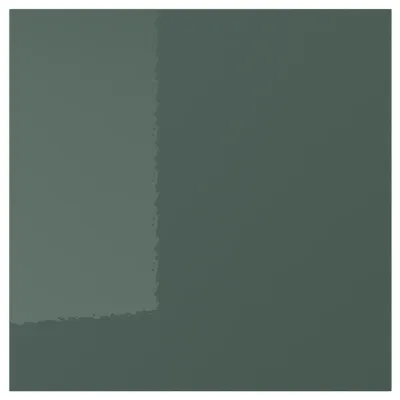 IKEA KALLARP (ИКЕА КАЛЛАРП) — Фасад ящика, глянец тёмный серо-зелёный 40x40 см