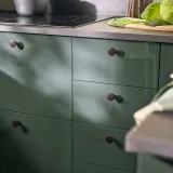 IKEA KALLARP (ИКЕА КАЛЛАРП) — Фасад ящика, глянец тёмный серо-зелёный 40x40 см — фото 4