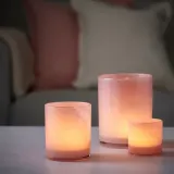 IKEA VINDSTILLA (ИКЕА ВИНДСТИЛЛА) — Подсвечник, розовый 15 см — фото 3