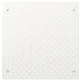IKEA SKÅDIS (ИКЕА СКОДИС) — Панель перфорированная, белый 56x56 см — фото 1