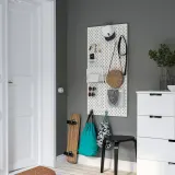 IKEA SKÅDIS (ИКЕА СКОДИС) — Панель перфорированная, белый 56x56 см — фото 5