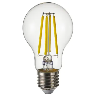 IKEA SOLHETTA (ИКЕА СОЛХЕТТА) — Светодиодная лампа E27 470 люмен, прозрачный шар