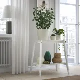 IKEA KÖRSBÄRSBJÖRK (ИКЕА КЁРСБЭРСБЙЁРК) — Кашпо, светлый серо-бежевый 19 см — фото 3