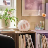 IKEA FADO (ИКЕА ФАДО) — Лампа настольная, розовая/стекло 25 см — фото 3