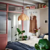 IKEA SANDKORN (ИКЕА САНДКОРН) — Плафон подвесного светильника, ручная работа/ротанг 45 см — фото 2