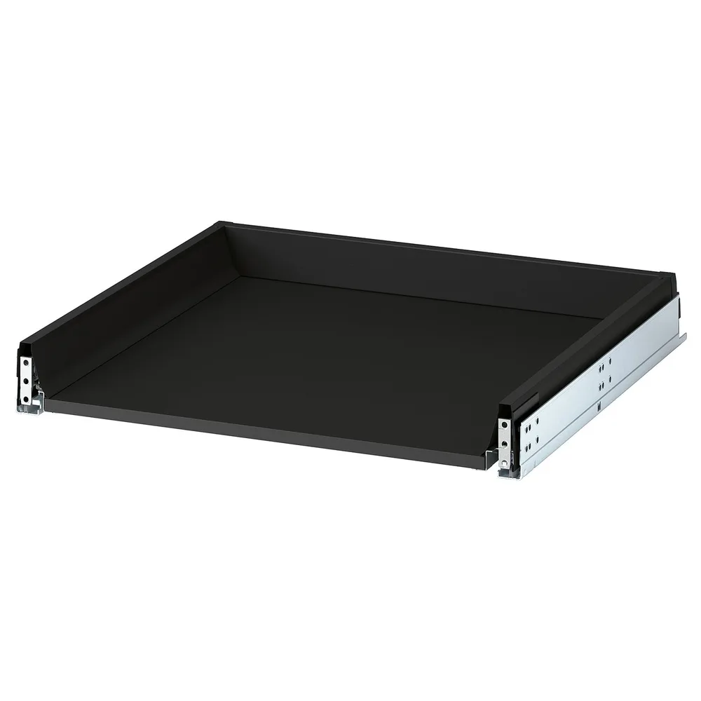 IKEA KNIVSHULT (ИКЕА КНИВСХУЛТ) — Ящик низкий, тёмно-серый 60x60 см