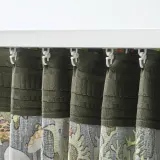 IKEA STOCKHOLM (ИКЕА СТОКХОЛМ) — 2025 Гардина, 2 шт., черный разноцветный/на ленте 145х300 см — фото 4