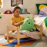 IKEA GREJSIMOJS (ИКЕА ГРЕЙСИМОЙС) — Мягкая игрушка, медведь/зеленый 38 см — фото 3