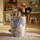 IKEA SANDLÖPARE (ИКЕА САНДЛЁПАРЕ) — Сумка, светло-коричневый/узор зебра — фото 2