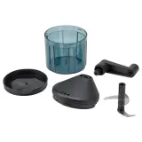 IKEA STENSNULTRA (ИКЕА СТЕНСНУЛТРА) — Овощерезка, черный серо-бирюзовый/прозрачный — фото 2