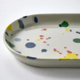 IKEA RÖDSNULTRA (ИКЕА РЁДСНУЛТРА) — Блюдо, разные узоры 20х11 см — фото 4