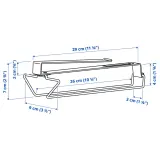 IKEA PÅLYCKE (ИКЕА ПОЛИКЕ) — Держатель универсальный с зажимом, антрацит — фото 6