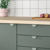 IKEA DRAGSMARK (ИКЕА ДРАГСМАРК) — Ручка зажимная, серо-зеленый 40 мм — фото 2