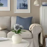IKEA PELARBJÖRK (ИКЕА ПЕЛАРБЙЁРК) — Ваза, белый, 14 см — фото 5
