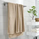 IKEA VÅGSJÖN (ИКЕА ВОГШЁН) — Полотенце банное, светло-бежевый, 100х150 см — фото 4