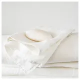 IKEA LOTSFÅGEL (ИКЕА ЛОТСФОГЕЛ) — Ароматическая свеча-таблетка, свежее бельё, белый, 3.5 ч — фото 3