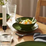 IKEA PELARKAKTUS (ИКЕА ПЕЛАРКАКТУС) — Тарелка десертная, зелёный, 20 см — фото 3