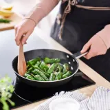 IKEA GULDÖRING (ИКЕА ГУЛДЁРИНГ) — Сковорода, антипригарное покрытие нержавеющая сталь/черно-серый 24 см — фото 3