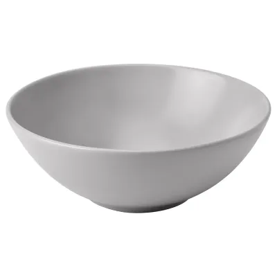 IKEA FÄRGKLAR (ИКЕА ФЭРГКЛАР) — Миска, матовый светло-серый 16 см