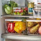 IKEA KLIPPKAKTUS (ИКЕА КЛИППКАКТУС) — Контейнер с отверстиями для холодильника, прозрачный 30х19х14 см — фото 2