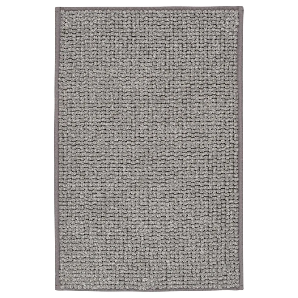 IKEA TOFTBO (ИКЕА ТОФТБО) — Коврик для ванной, серо-белый/меланж 40х60 см