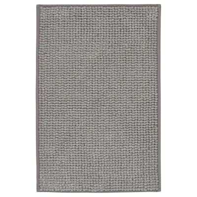 IKEA TOFTBO (ИКЕА ТОФТБО) — Коврик для ванной, серо-белый/меланж 40х60 см