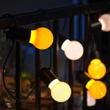IKEA SOLVINDEN (ИКЕА СОЛВИНДЕН) — Гирлянда светодиодная, 12 ламп, для улицы/разноцветная — фото 3