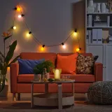 IKEA SOLVINDEN (ИКЕА СОЛВИНДЕН) — Гирлянда светодиодная, 12 ламп, для улицы/разноцветная — фото 5