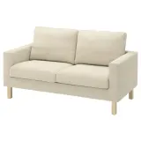 IKEA SALTSJÖBADEN (ИКЕА САЛТШЁБАДЕН) — Чехол для двухместного дивана, Fridtuna светло-бежевый — фото 2