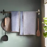 IKEA VÄLVÅRDAD (ИКЕА ВЭЛВОРДАД) — Кухонное полотенце, синий/белый 45x60 см — фото 3