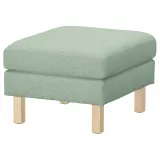 IKEA SALTSJÖBADEN (ИКЕА САЛТШЁБАДЕН) — Чехол для пуфа, Gunnared светло-зелёный — фото 2