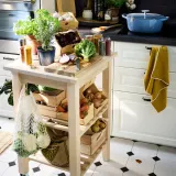 IKEA SANDABBORRE (ИКЕА САНДАББОРРЕ) — Кухонное полотенце, белый/тёмно-жёлтый 50x50 см — фото 6