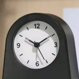 IKEA KÄRRSÅNGARE (ИКЕА КЭРРСОНГАРЕ) — Будильник, чёрный 11x7x11 см — фото 4