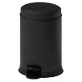 IKEA PÄRLSLINKE (ИКЕА ПЭРЛСЛИНКЕ) — Ведро для мусора, чёрный 3 л — фото 1