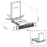 IKEA NYTTIG (ИКЕА НИТТИГ) — Рециркуляционный комплект для варочной панели с вытяжкой — фото 3