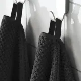 IKEA GULVIAL (ИКЕА ГУЛВИАЛ) — Полотенце банное — чёрное 70х140 см — фото 3