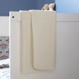 IKEA LEN (ИКЕА ЛЕН) — Плед для малышей, белый/трикотаж 70x90 см — фото 4