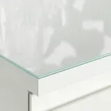 IKEA STORKLINTA (ИКЕА СТОРКЛИНТА) — Стеклянная столешница, прозрачная 40x50 см — фото 5