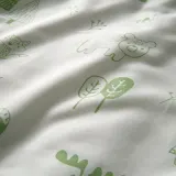 IKEA BARNDRÖM (ИКЕА БАРНДРЁМ) — Пододеяльник и наволочка, белый/зелёный, лес 150x200/50x60 см — фото 4