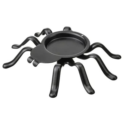 IKEA KUSTFYR (ИКЕА КУСТФИР) — Подсвечник для чайной свечи, паук черный 2 см