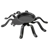IKEA KUSTFYR (ИКЕА КУСТФИР) — Подсвечник для чайной свечи, паук черный 2 см — фото 1