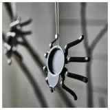 IKEA KUSTFYR (ИКЕА КУСТФИР) — Подсвечник для чайной свечи, паук черный 2 см — фото 3