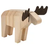 IKEA HÖSTAGILLE (ИКЕА ХЁСТАГИЛЛЕ) — Украшение, лось, сосна/темный серо-зеленый 13 см — фото 1