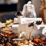 IKEA HÖSTAGILLE (ИКЕА ХЁСТАГИЛЛЕ) — Украшение, лось, сосна/темный серо-зеленый 13 см — фото 2