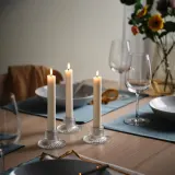 IKEA FINSMAK (ИКЕА ФИНСМАК) — Подсвечник, стекло бесцветное 4 см — фото 2