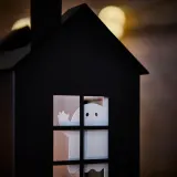 IKEA KUSTFYR (ИКЕА КУСТФИР) — Подсвечник для чайных свечей, черный 17 см — фото 4
