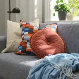 IKEA SYRENBUSKE (ИКЕА СИРЕНБУСКЕ) — Подушка, коричнево-красный 36 см — фото 2