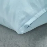 IKEA SANELA (ИКЕА САНЕЛА) — Чехол на подушку, светло-голубой 50х50 см — фото 3
